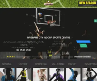 Brisbanecityindoorsports.com.au(Brisbane Indoor Sports Centre & Clubs) Screenshot