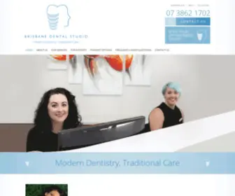 Brisbanedentalstudio.com.au(Modern Dentistry) Screenshot