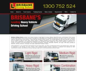 Brisbanedrivingschool.com.au(Brisbane Truck Driving School) Screenshot