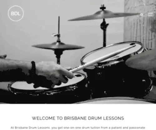 Brisbanedrumlessons.com.au(Drum Lessons) Screenshot