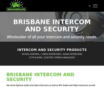 Brisbaneintercomandsecurity.com.au(Wholesaler of all your Intercom and security needs. ACCESS CONTROL) Screenshot