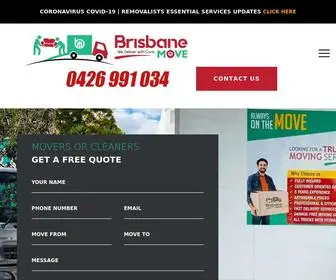 Brisbanemove.com(Brisbane Move @ Removalist) Screenshot