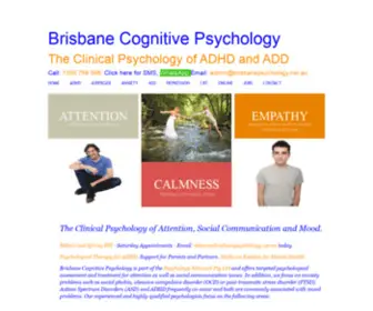 Brisbanepsychology.net.au(Brisbane Cognitive Psychology) Screenshot