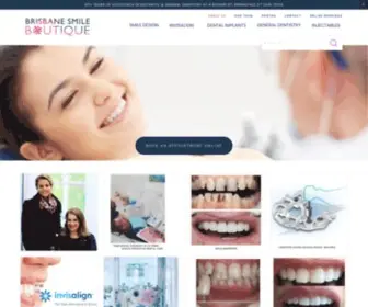 Brisbanesmileboutique.com.au(Brisbane Smile Boutique Dentists) Screenshot