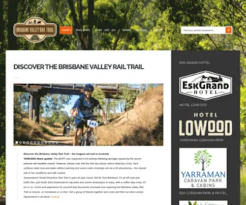 Brisbanevalleyrailtrail.com.au(Brisbane Valley Rail Trail) Screenshot