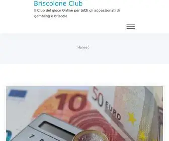 Briscoloneclub.it(Briscolone Club) Screenshot