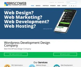 Briscoweb.com(WordPress Development & Digital Marketing Agency) Screenshot