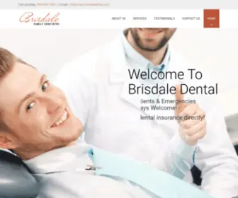 Brisdaledental.com(Dentist Brampton & Family Dentistry in Brampton) Screenshot