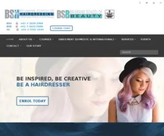 Brishair.com.au(Brisbane & Gold Coast School of Barbering) Screenshot