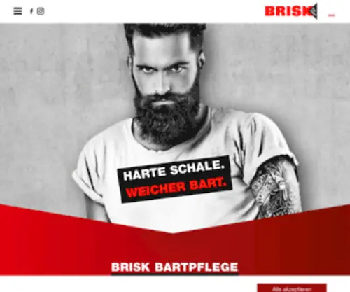 Brisk-Bartpflege.de(Harte Schale) Screenshot