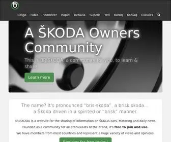 Briskoda.net(The ŠKODA Owner Forums & Community) Screenshot