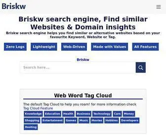 Briskw.com(Briskw search engine) Screenshot