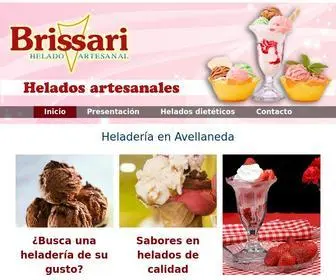 Brissarihelados.com(Helader) Screenshot