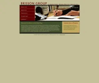 Brissongroup.com(The Brisson Group Web Site) Screenshot