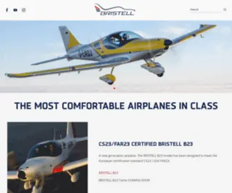 Bristell.com(The most comfortable airplanes in class) Screenshot