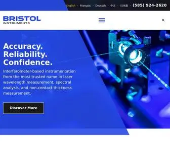 Bristol-INST.com(Wavelength Meters & Spectrum Analyzers) Screenshot