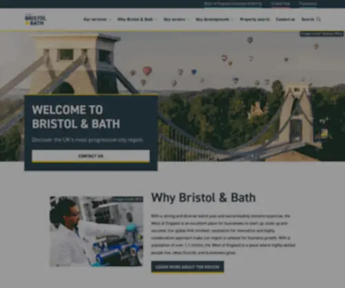 Bristolandbath.co.uk(Invest bristol & bath) Screenshot