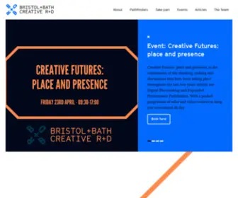 Bristolbathcreative.org(Bristol & Bath Creative R&D) Screenshot