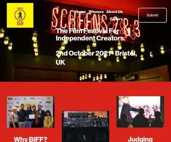 Bristolfilmfest.com(Bristol Independant Film Festival) Screenshot