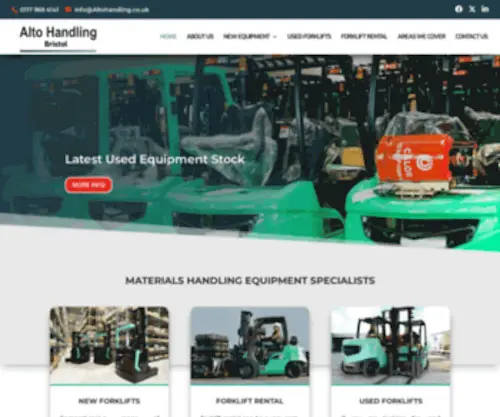 Bristolforklifts.co.uk(Buy &amp; Hire Forklifts) Screenshot