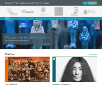 Bristolmuseums.org.uk(Free entry. Find out what's on and what you can discover at Bristol Museums) Screenshot