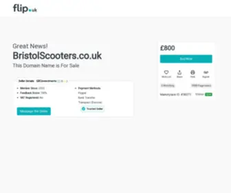 Bristolscooters.co.uk(Own this great domain name. Buy with confidence) Screenshot