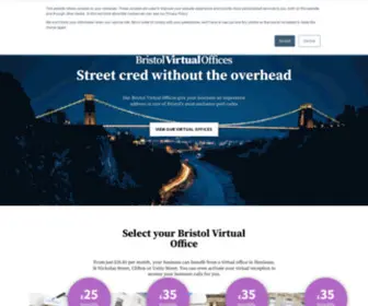 Bristolvirtualoffice.com(Virtual offices and registered company addresses in bristol from £7.50 a month) Screenshot