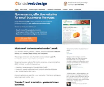 Bristolwebdesign.co.uk(Bristol Web Design for Small Business Websites Like Yours) Screenshot