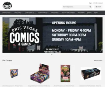 Brisvegascomics.com.au(Brisvegas Comics and Games) Screenshot