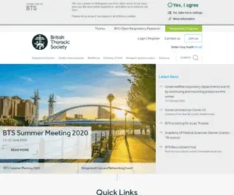 Brit-Thoracic.org.uk(British Thoracic Society) Screenshot