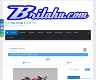 Britahu.com(Maret 2021) Screenshot