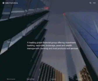 Britannia.com(Britannia Financial Group) Screenshot