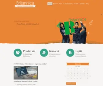 Britannicanis.com(Skola engleskog jezika Nis Britannica) Screenshot