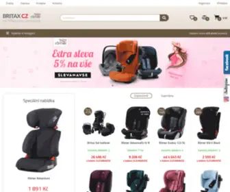 Britax-CZ.cz(Britax Römer) Screenshot