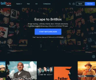 Britbox.com(Britbox) Screenshot