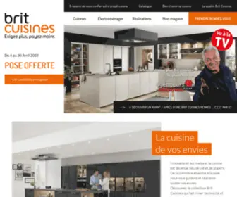 Britcuisines.com(Cuisine sur mesure) Screenshot