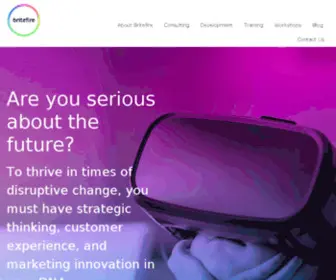 Britefire.co.za(Taking digital business and e) Screenshot