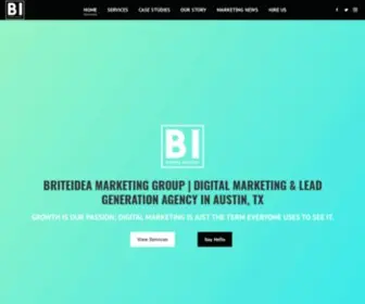 Briteideamarketing.com(Digital Marketing & Lead Generation Agency in Austin) Screenshot