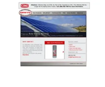 Briteproducts.com(Brite Zinc Silver Finish 12.5 Wt Oz) Screenshot