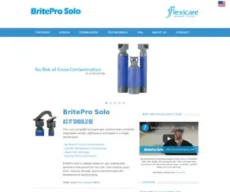 Briteprosolo.com(Flexicare) Screenshot