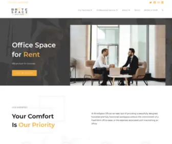 Britespaceoffices.com(Office Space For Rent In Mississauga & Greater Toronto Area) Screenshot