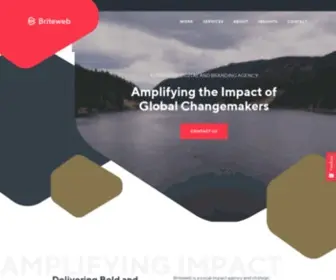 Briteweb.com(Social Impact Agency) Screenshot
