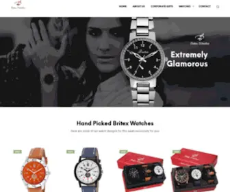 Britex.co.in(Britex Watches Official Website) Screenshot