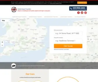British-Airport-Transfers.co.uk(British Airport Transfers) Screenshot