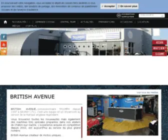 British-Avenue.com(Moto Triumph Saône) Screenshot