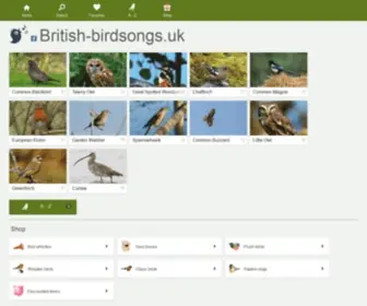 British-Birdsongs.uk(Bird songs and bird calls) Screenshot