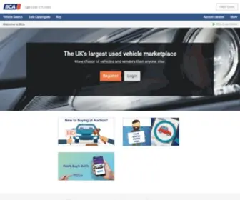 British-Car-Auctions.co.uk(Auction and vehicle remarketing solutions) Screenshot