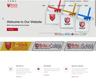 British.edu.pk(British International School System) Screenshot