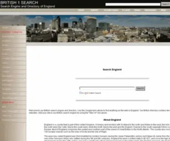 British1.co.uk(United Kingdom Search Engine & United Kingdom Directory UK) Screenshot
