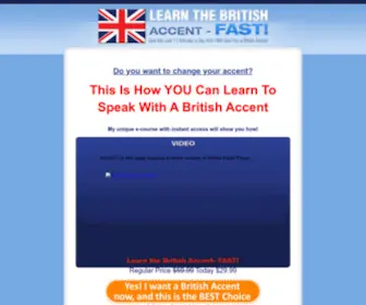 Britishaccent.co.uk(British Accent Lessons) Screenshot